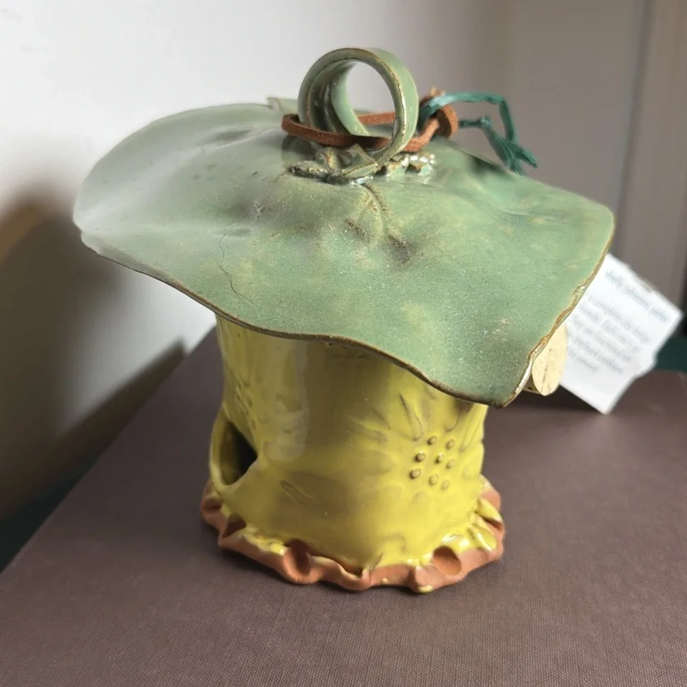Handcrafted Bird Feeder Whimsical Fairy House‎ By Artisan Shelly Johnston
